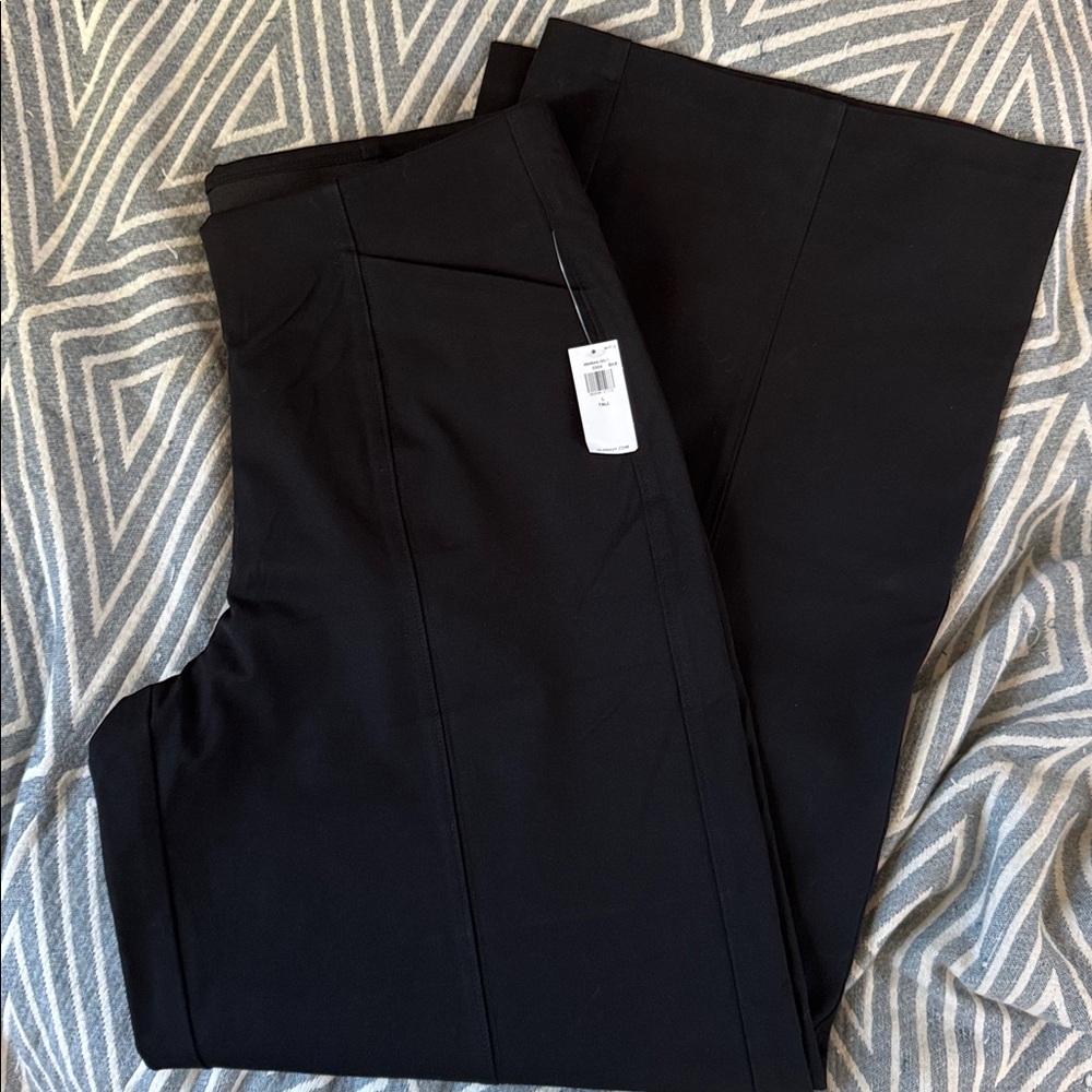Old Navy Black High-Rise Pixie Wide Leg